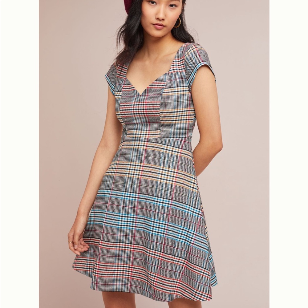 Anthropologie Finley Plaid Dress